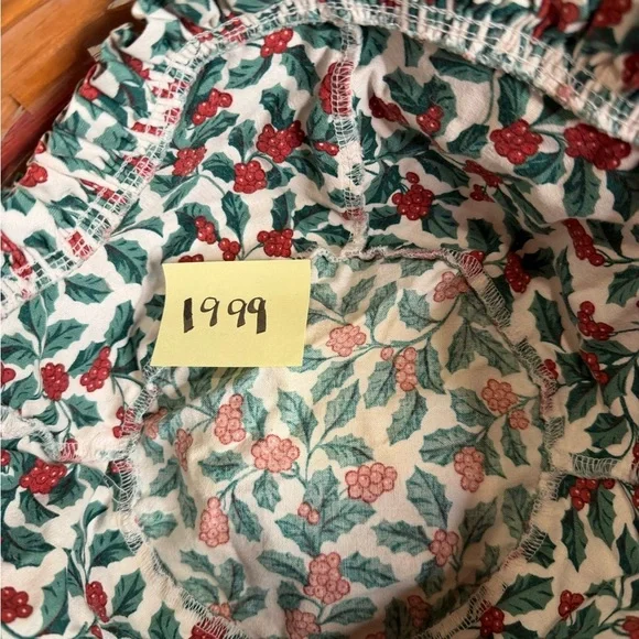 Longaberger Hand-Woven Basket with PLASTIC insert and Floral Liner 1999 - Picture 11 of 14